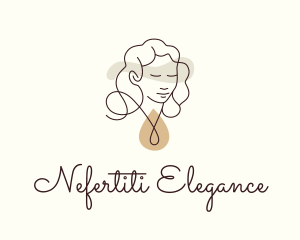 Elegant Necklace Jewelry logo design