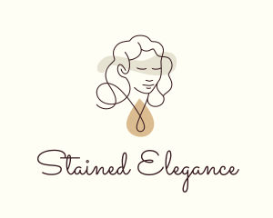 Elegant Necklace Jewelry logo design