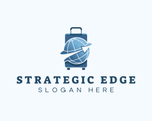 Travel - International Luggage Travel logo design