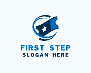 Entry - Blue Star Ticket logo design