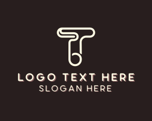 Curvy - Generic Business Letter T logo design