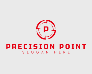 Accuracy - Crosshair Target Lettermark logo design