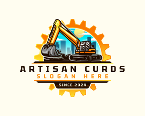 City Gear Excavator logo design