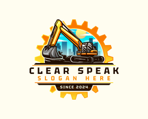 City Gear Excavator logo design