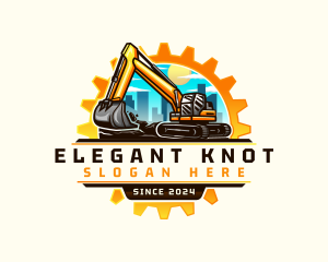 City Gear Excavator logo design