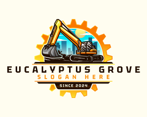 City Gear Excavator logo design