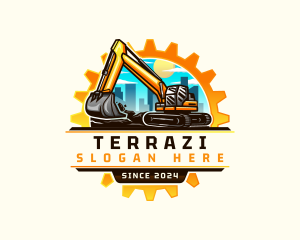 City Gear Excavator logo design