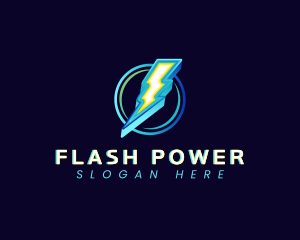 Lightning Bolt Electric logo design