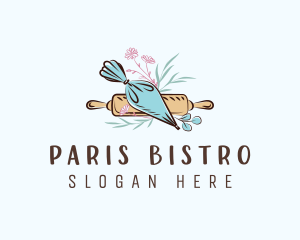 Piping Bag Baking logo design