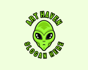 Alien Martian Streaming logo design