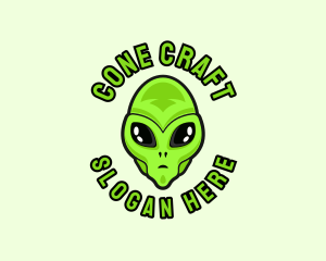 Alien Martian Streaming logo design