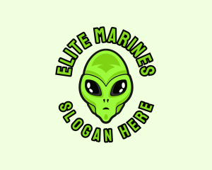 Alien Martian Streaming logo design