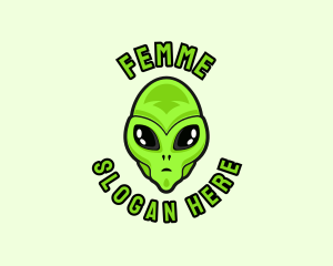 Alien Martian Streaming logo design