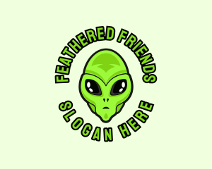 Alien Martian Streaming logo design