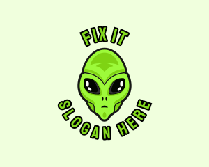 Alien Martian Streaming logo design