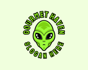 Alien Martian Streaming logo design