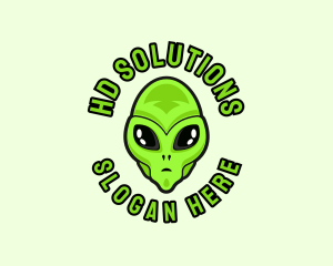 Alien Martian Streaming logo design