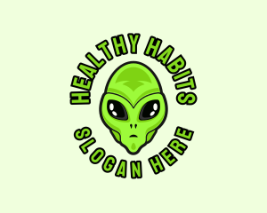 Alien Martian Streaming logo design