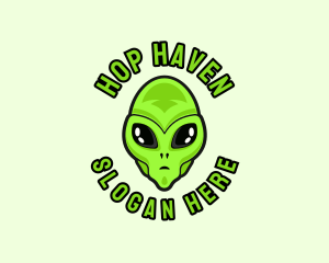 Alien Martian Streaming logo design