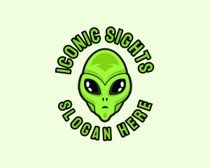 Alien Martian Streaming logo design