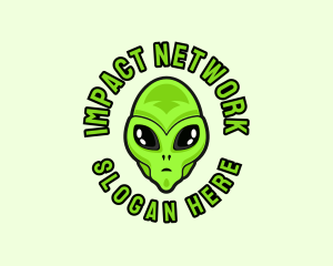 Alien Martian Streaming logo design