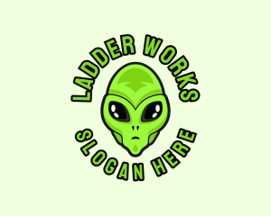 Alien Martian Streaming logo design