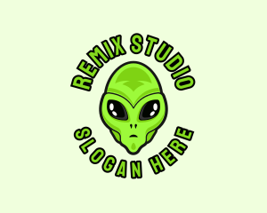 Alien Martian Streaming logo design