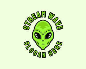 Streaming - Alien Martian Streaming logo design