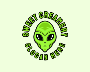 Alien Martian Streaming logo design