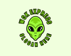 Alien Martian Streaming logo design