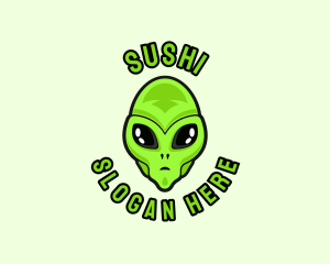 Alien Martian Streaming logo design