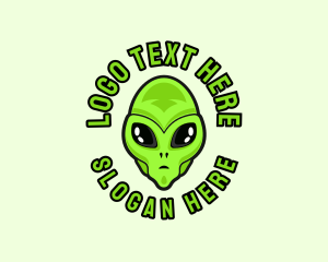 Character - Alien Martian Streaming logo design
