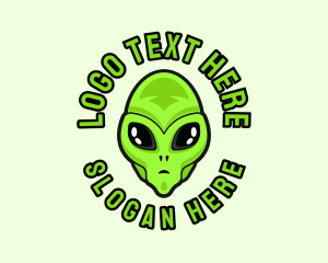 Streamer - Alien Gaming Mascot logo design