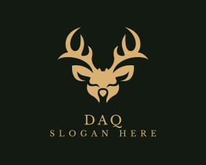 Wild Deer Animal  Logo