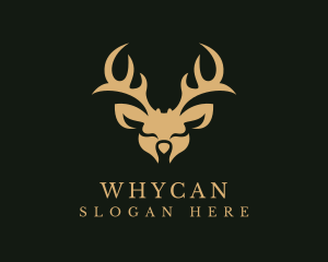 Wild Deer Animal  Logo