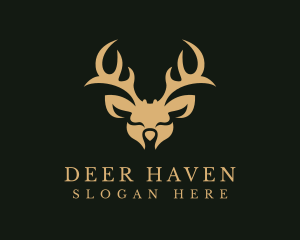 Wild Deer Animal  logo design