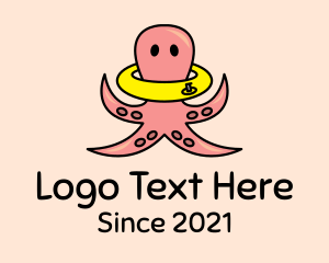 Summer - Summer Octopus Mascot logo design