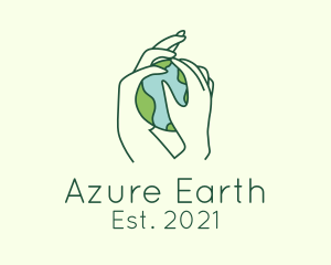 Earth Hands Environmentalist logo design