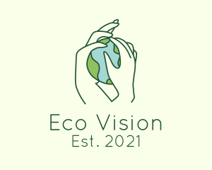 Earth Hands Environmentalist logo design