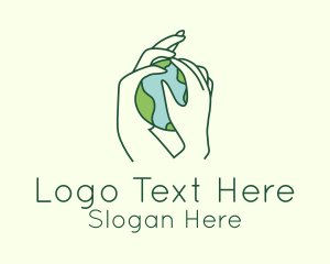 Earth Hands Environmentalist Logo