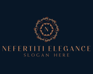 Luxury Ornamental Wreath logo design