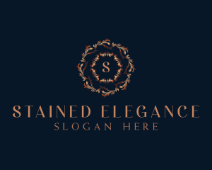 Luxury Ornamental Wreath logo design