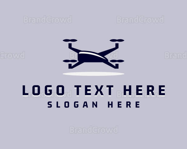 Aerial Drone Quadrotor Logo