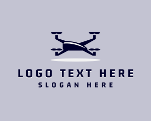 Rotorcraft - Aerial Drone Quadrotor logo design