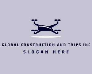 Aerial Drone Quadrotor Logo