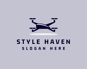 Aerial Drone Quadrotor Logo