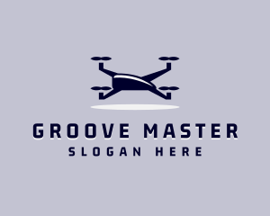 Videography - Aerial Drone Quadrotor logo design