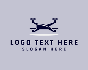 Cctv - Aerial Drone Quadrotor logo design