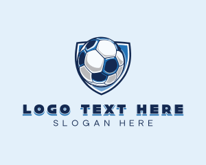 Soccer - Soccer Ball Shield logo design