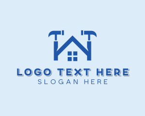 Handyman - Home Renovation Construction logo design